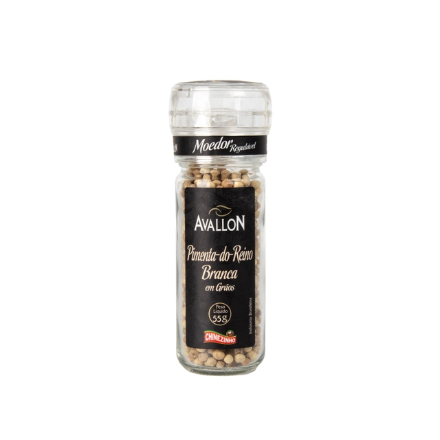 Pimenta Do Reino Branca Em Grãos Avallon 55g