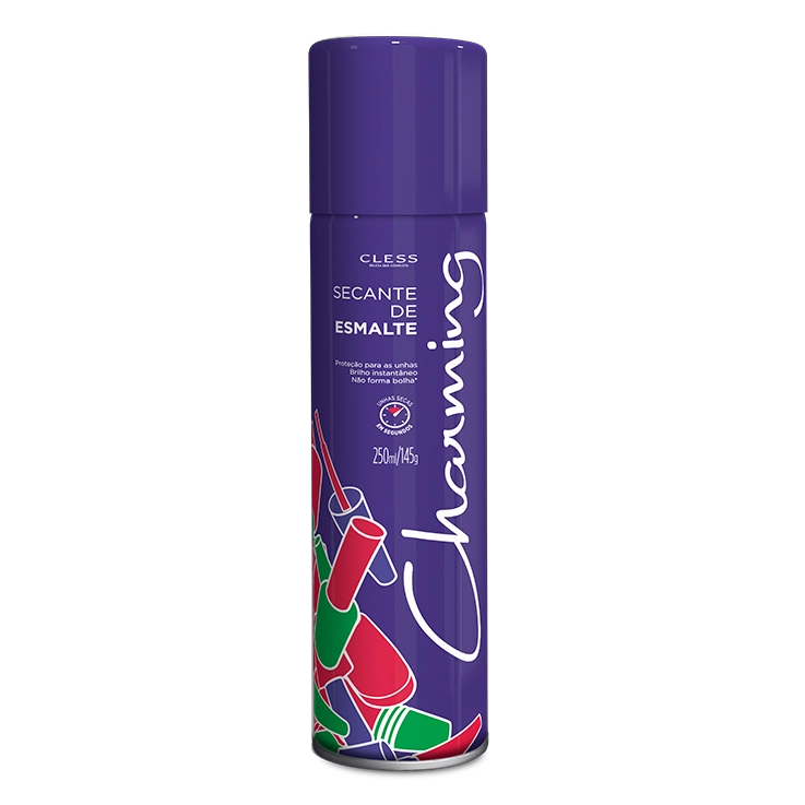 Secante De Esmalte Spray Cless Charming Frasco 250ml