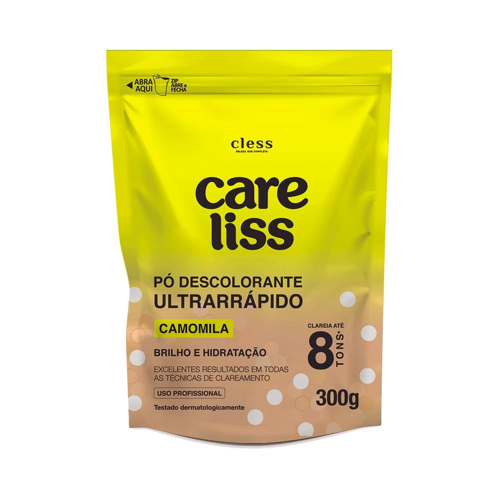 Descolorante Pó Camomila 8 Care Liss Pouch 300g