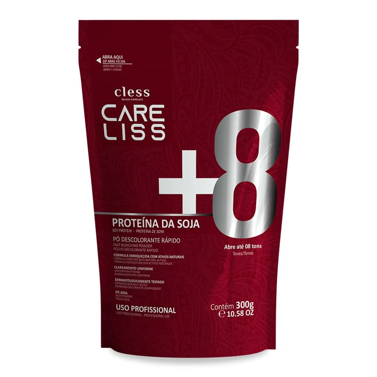 Pó Descolorante Care Liss Refil Proteínas Da Soja 300g