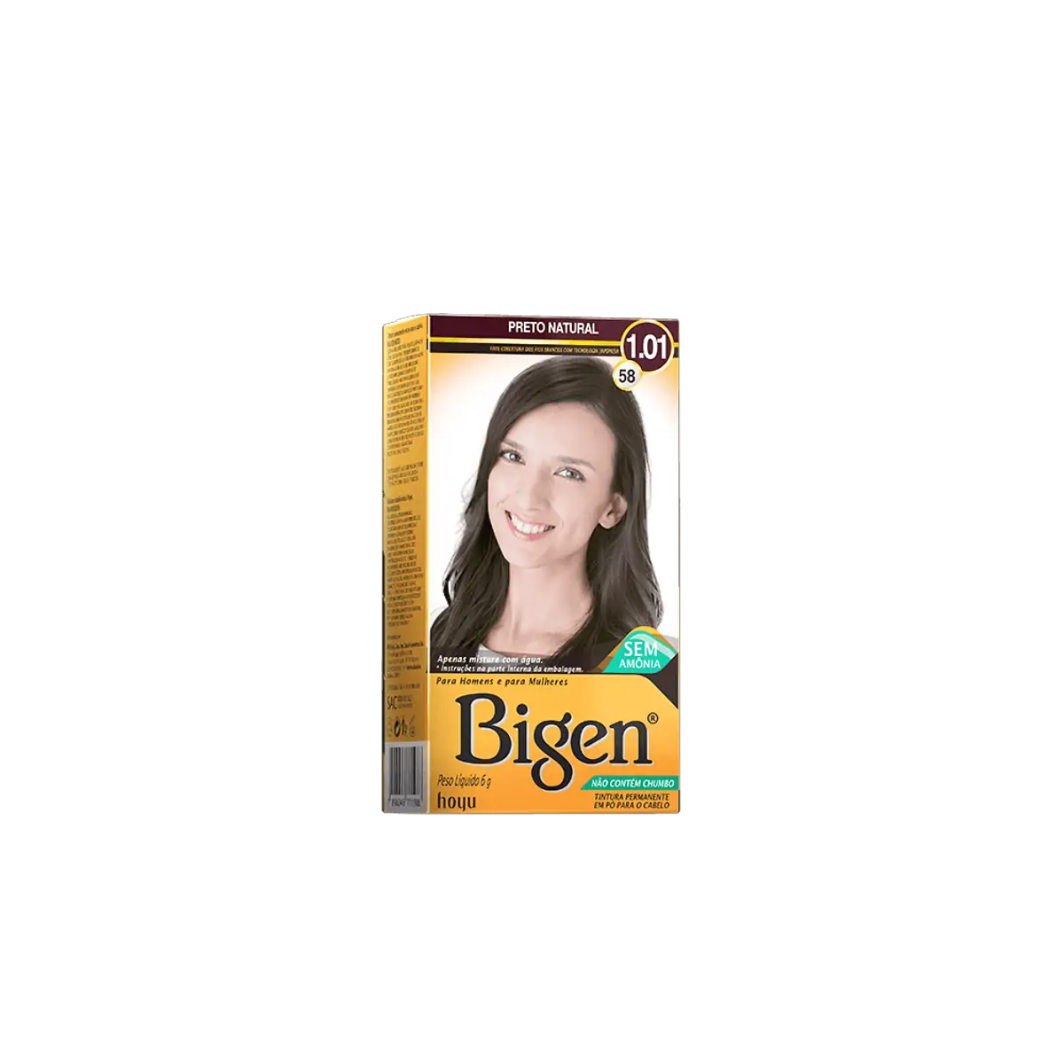 Tintura Bigen Nº 58 Preto Natural 1 Unidade