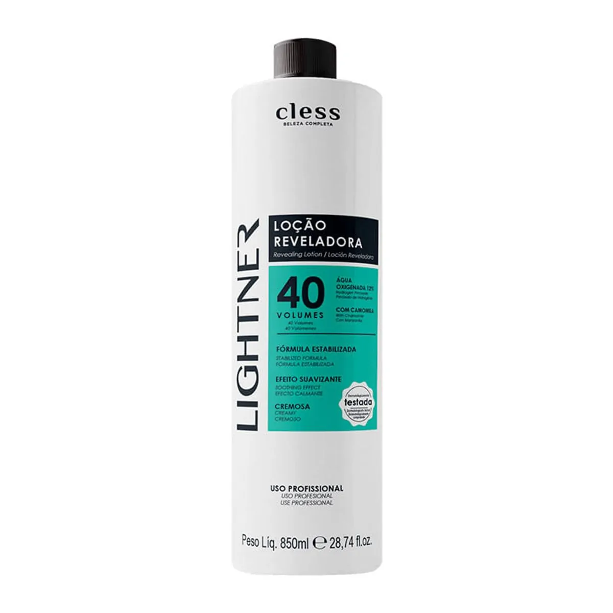Agua Oxigenada 40 Volumes Lightner 850ml