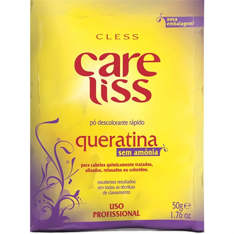 Descolorante Em Pó Care Liss 50g Queratina Unit