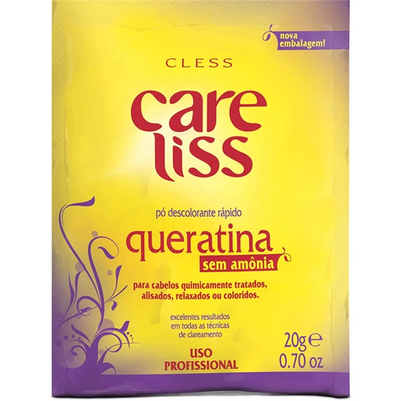 Descolorante Em Pó Care Liss 20g Queratina Unit