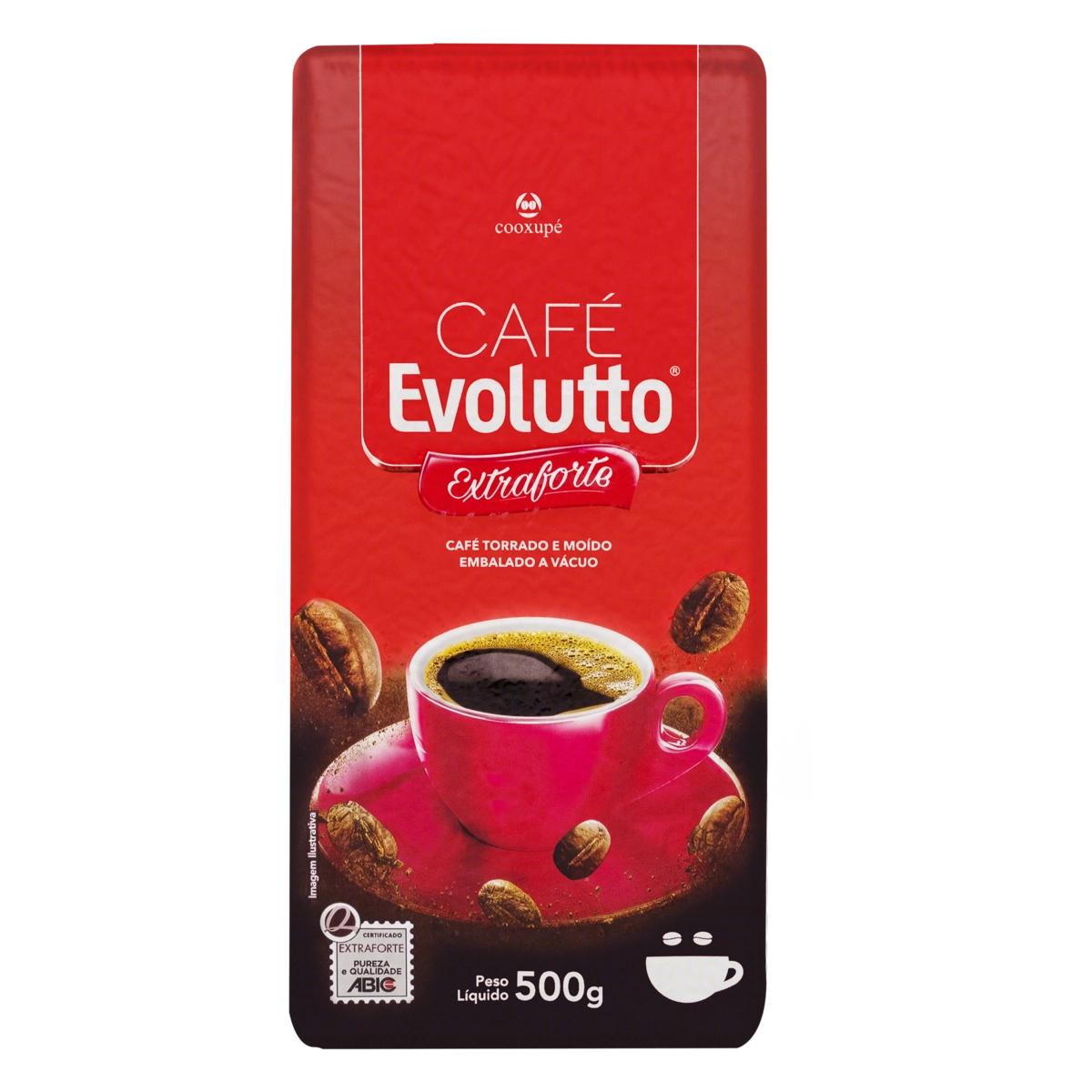 Café Torrado E Moído A Vácuo Extraforte Evolutto Pacote 500g