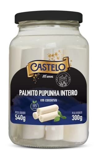 Palmito Pupunha Inteiro Castelo