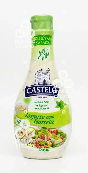Molho P/salada Castelo Iogurte C/hortela