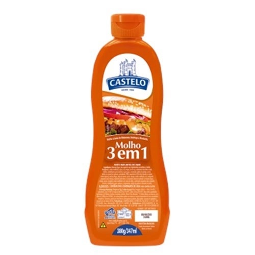Molho 3 Em 1 236ml Salada Caseiro