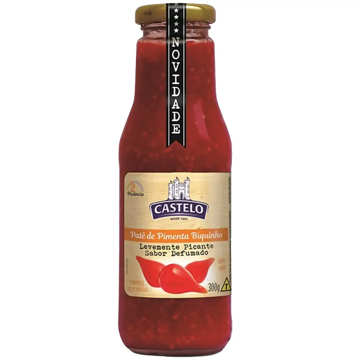 Pate Castelo Pimenta Biq Picante 350g