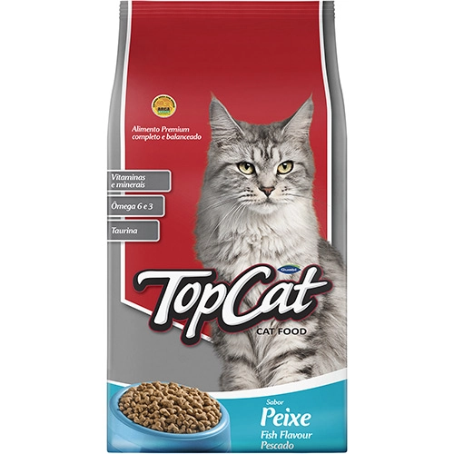 Ração Top Cat Peixe Guabi Petcare