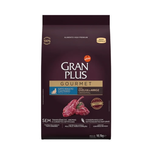 Gran Plus Gmt Gato Cast Ovelha Arroz 10,1 Kg