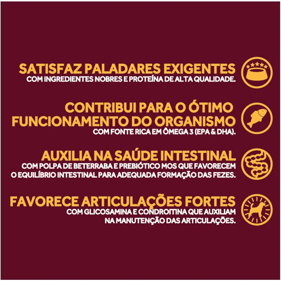 Gran Plus Adulto Medias E Grandes Gourmet Ovelha 3 Kg