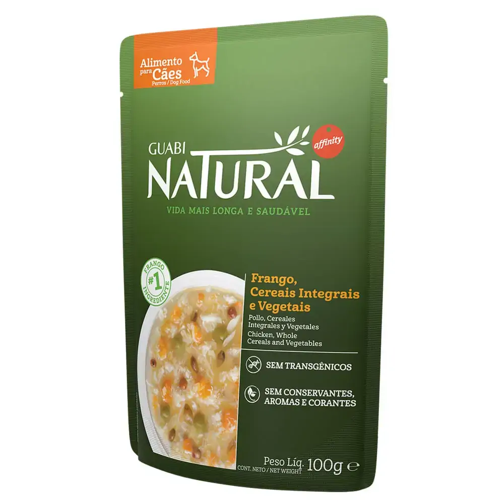 Natural Sache Caes Frango,cereais E Vegetais 100 Gr