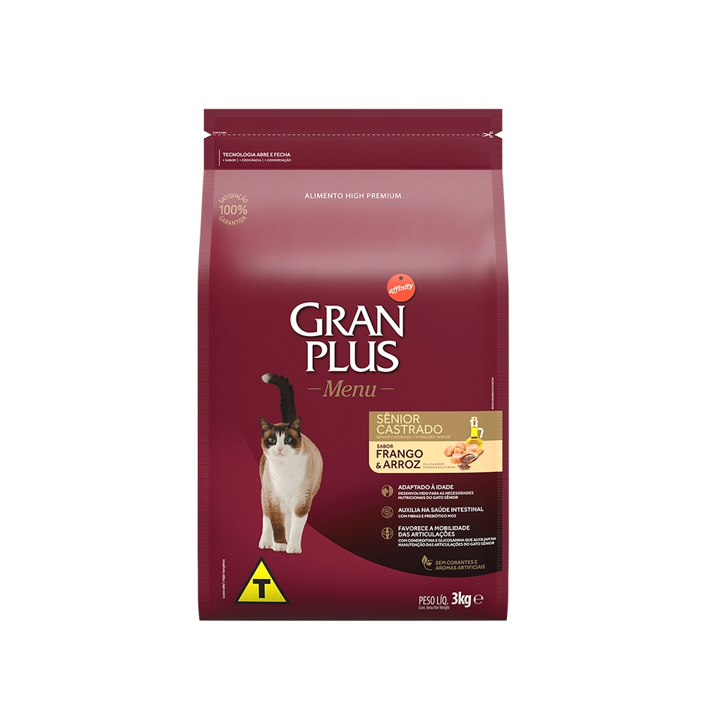 Gran Plus Menu Gato Senior 3kg
