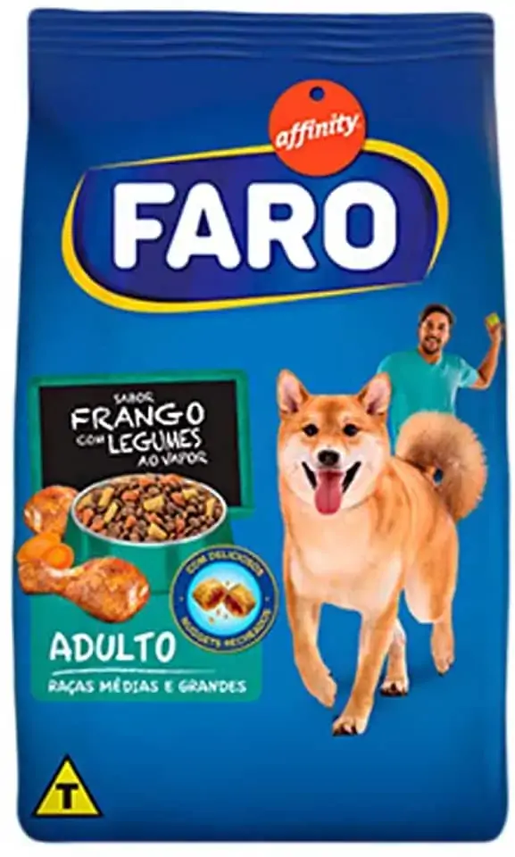 Guabi Faro Adultos Carne Figado E Vegetais Pacote