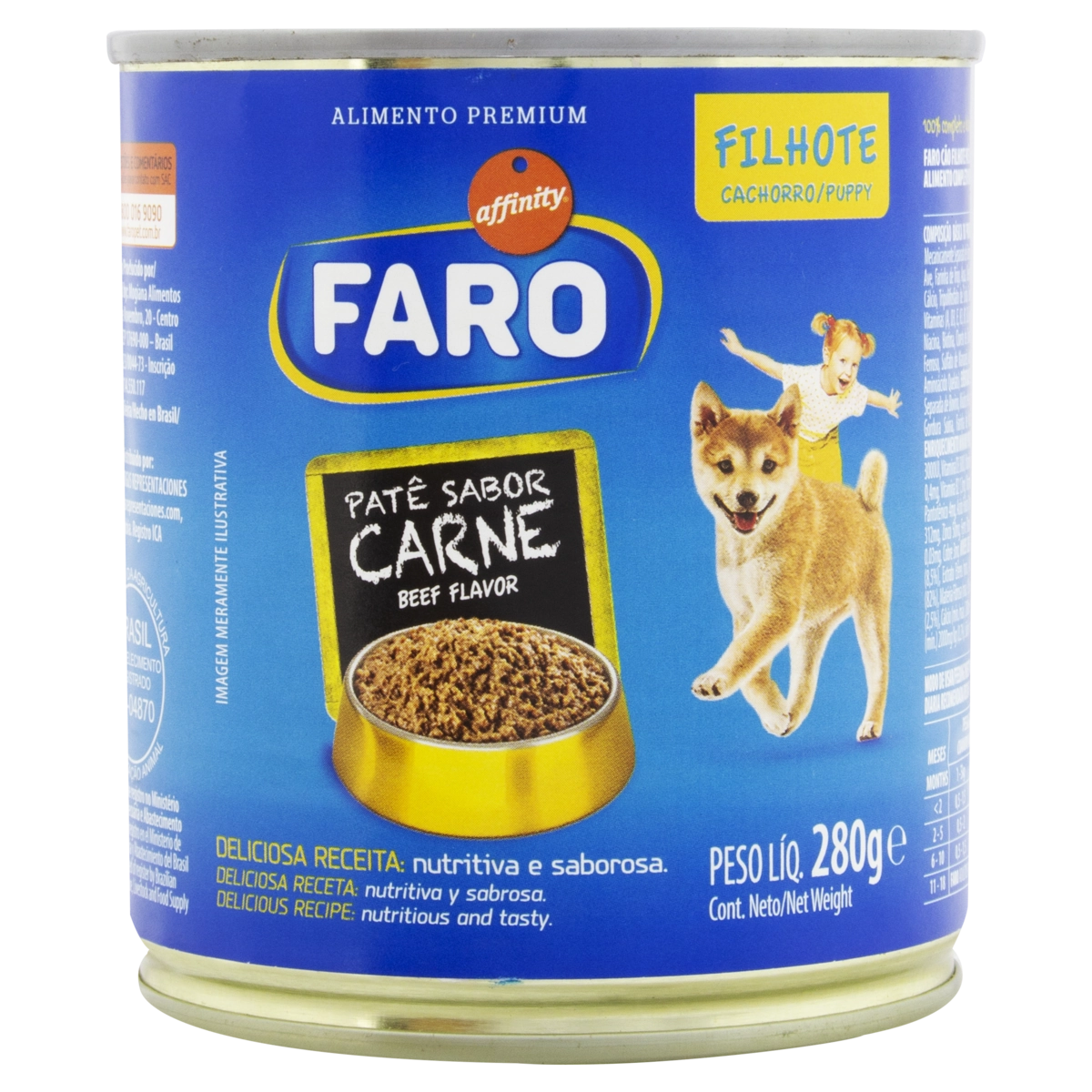 Alimento Úmido Faro Filhotes 280g 280g