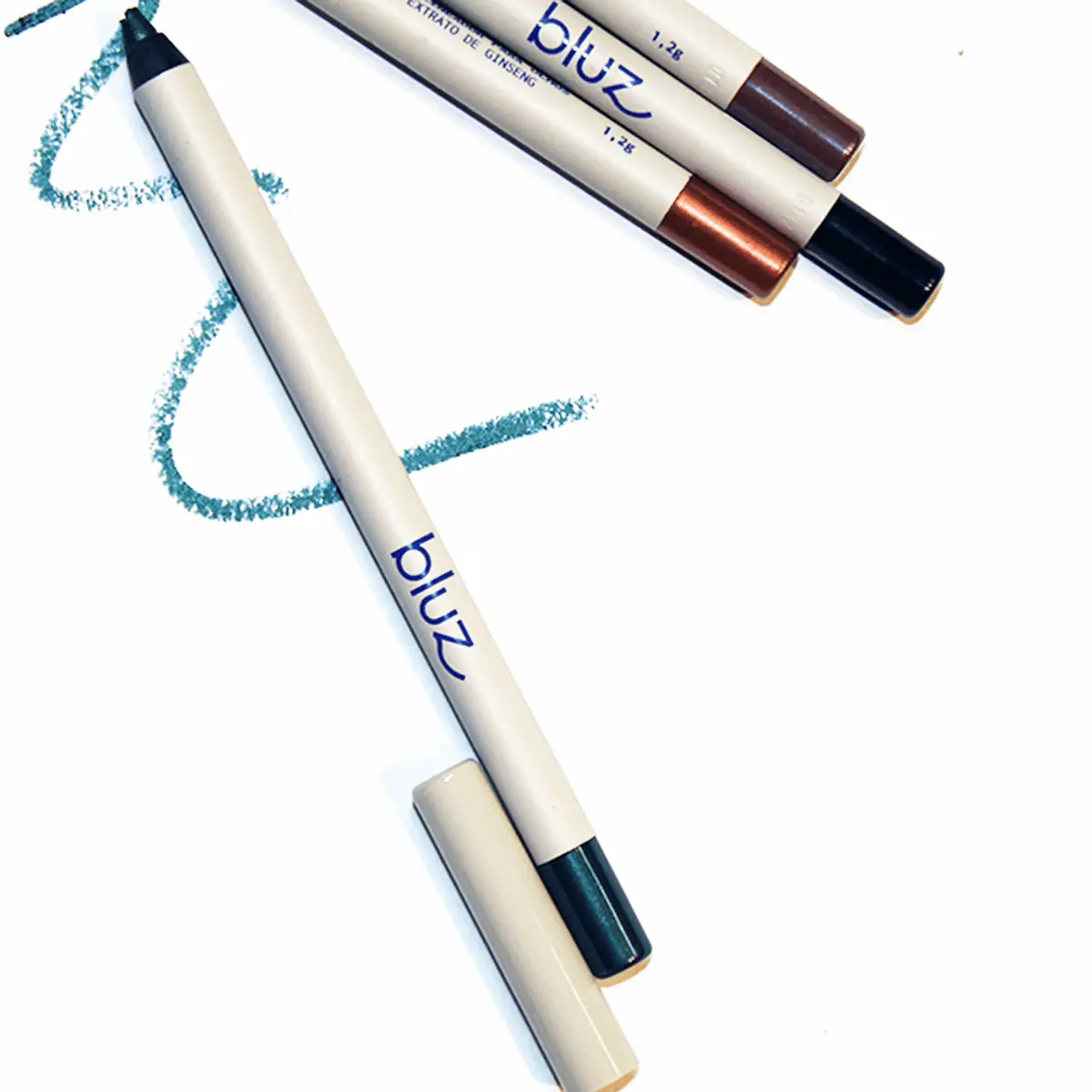 Lápis delineador de olhos fly Bluz VERDE - 1,2g