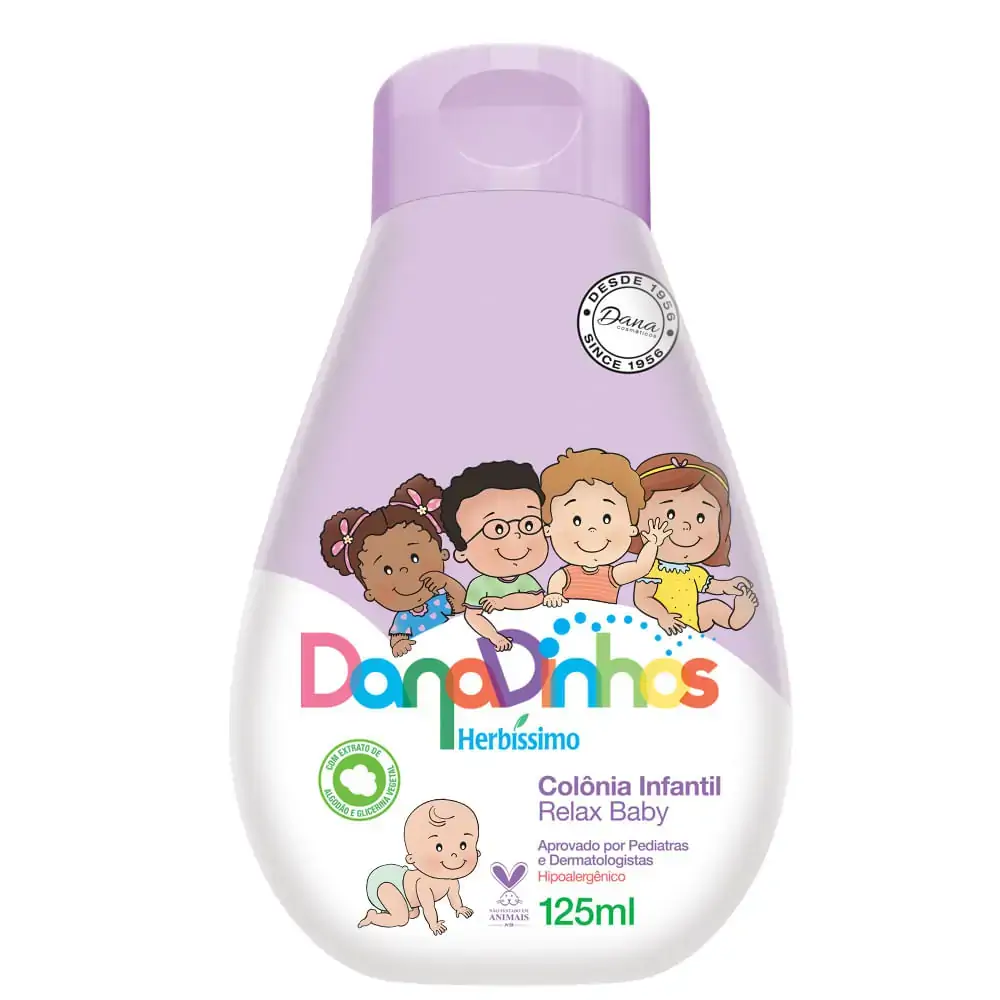Colônia Relax Baby Herbíssimo Danadinhos Frasco 125ml