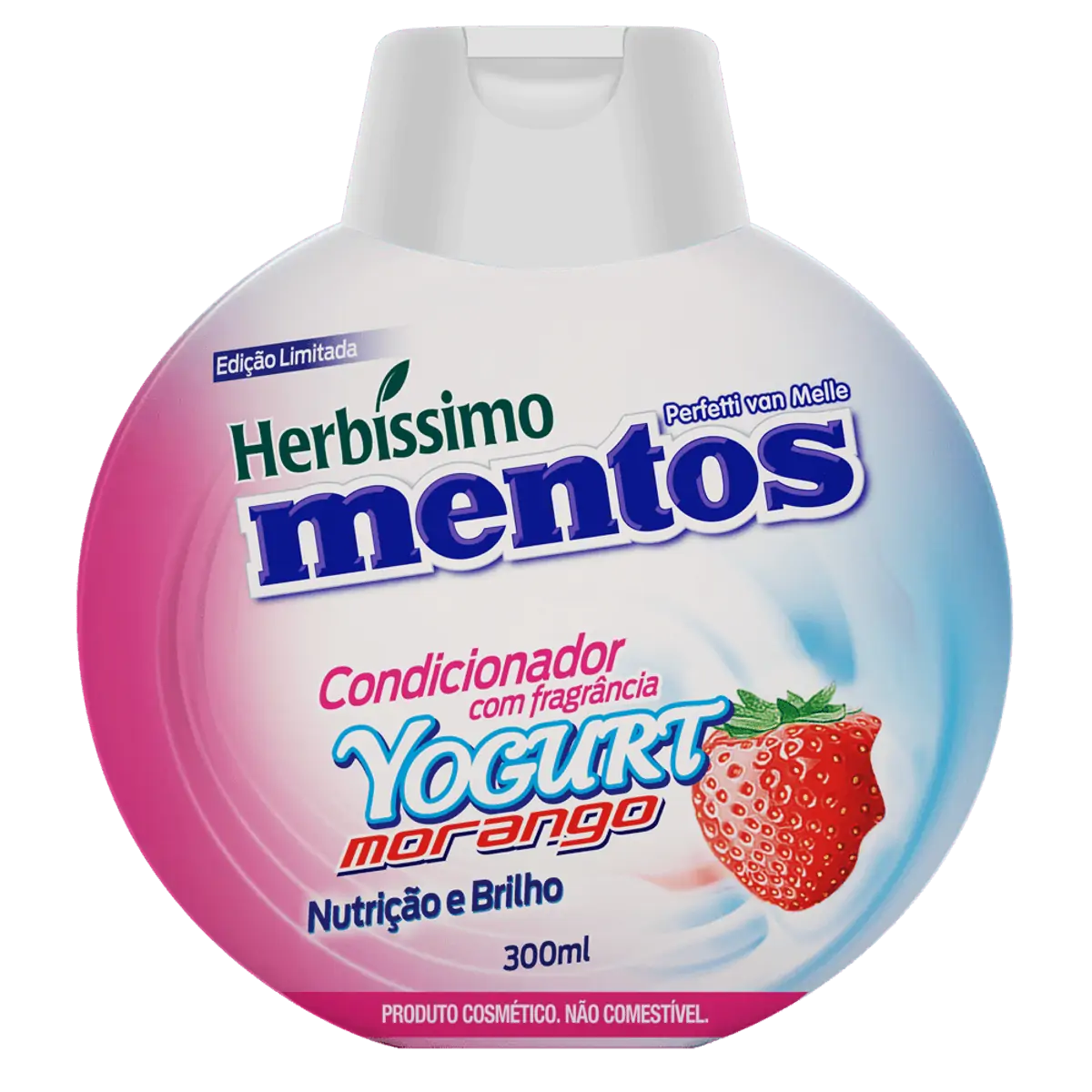 Condicionador Mentos Yogurt Morango Herbíssimo Frasco 300ml