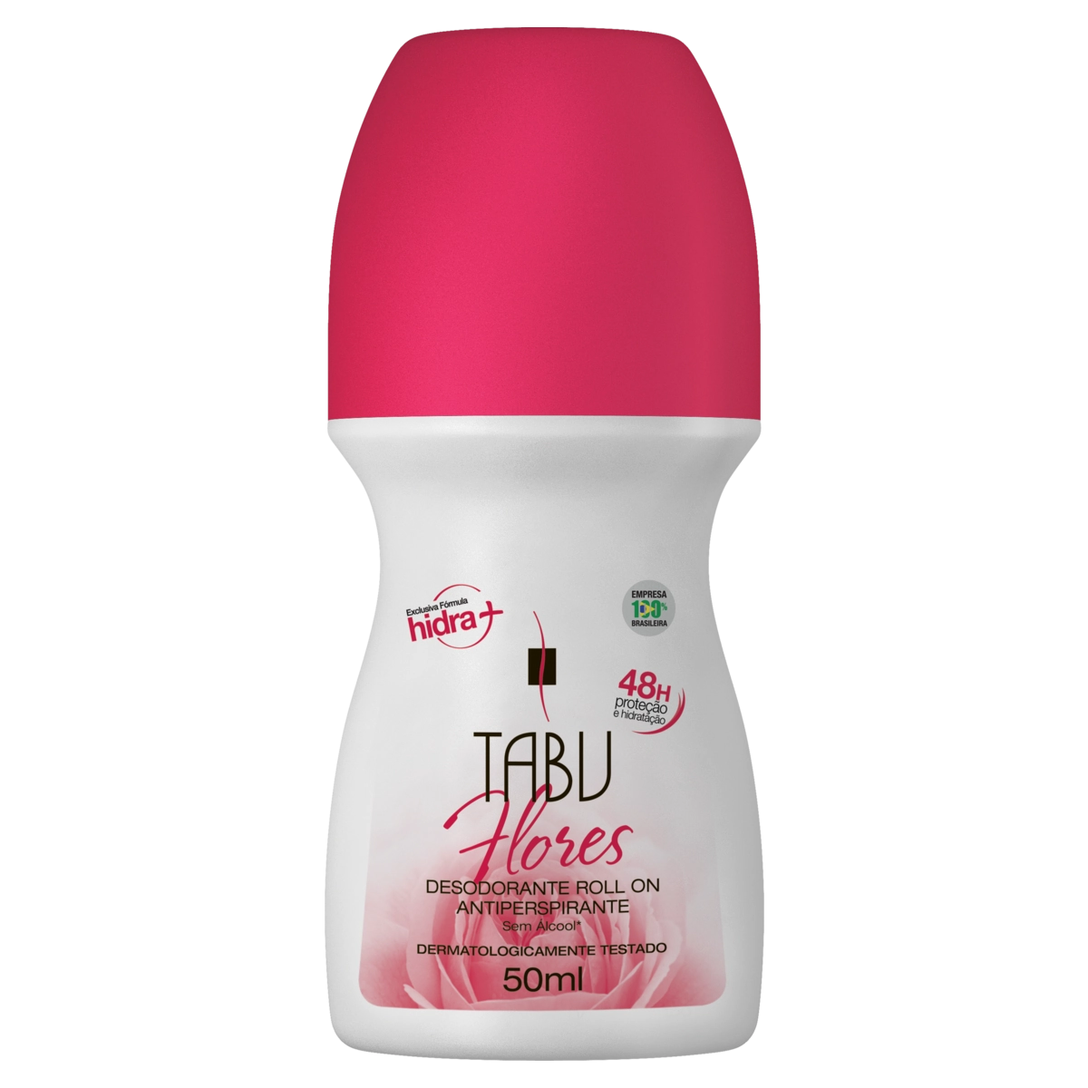Desodorante Roll On Antiperspirante Flores Tabu 50ml