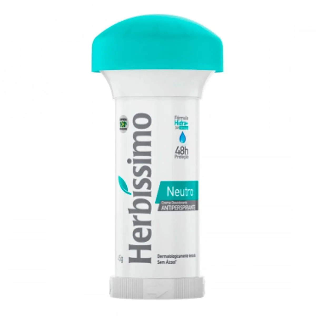 Desodorante Creme Antiperspirante Neutro Herbíssimo Twist 45g