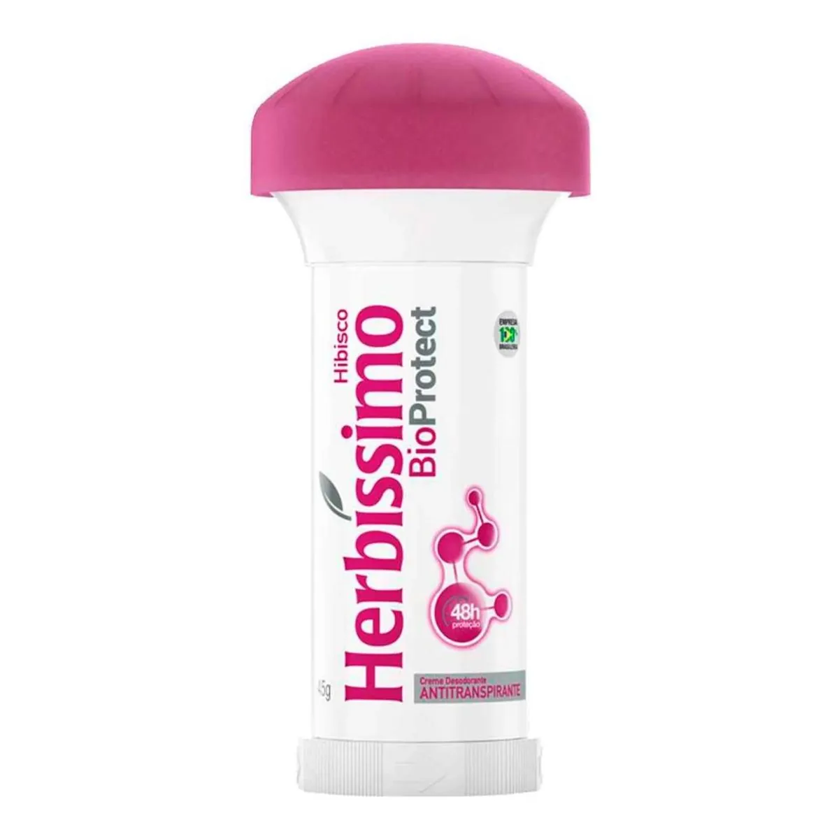Desodorante Creme Hibisco Herbíssimo Twist Bioprotect 45g
