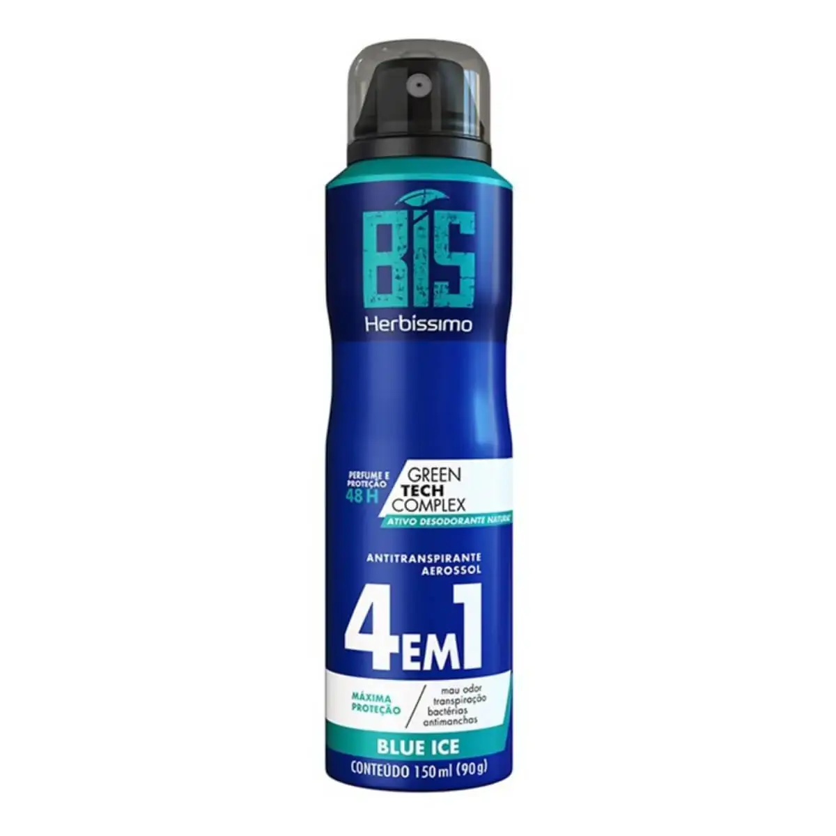 Desodorante Aerossol Blue Ice Herbíssimo 150ml Spray