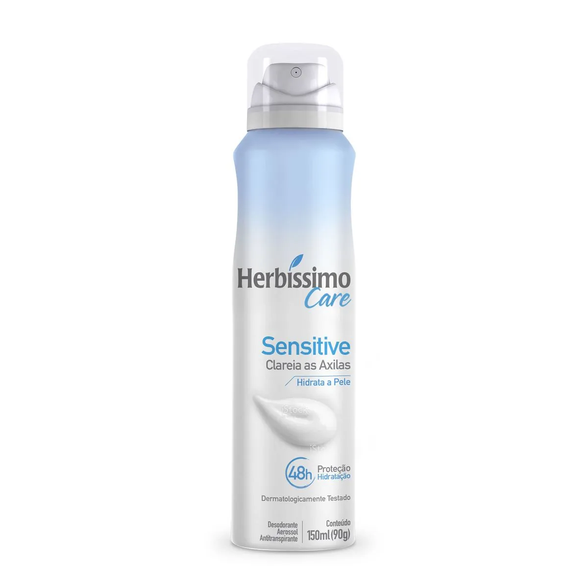 Desodorante Aerossol Sensitive Herbíssimo Care 150ml Spray