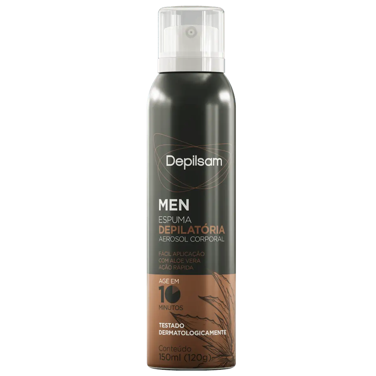 Espuma Depilatória Corporal Depilsam Men Frasco 150ml