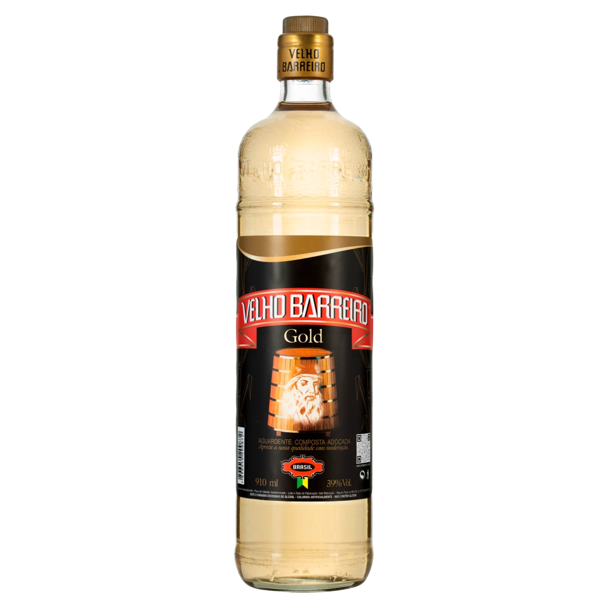 Cachaça Velho Barreiro Gold Composto 700ml