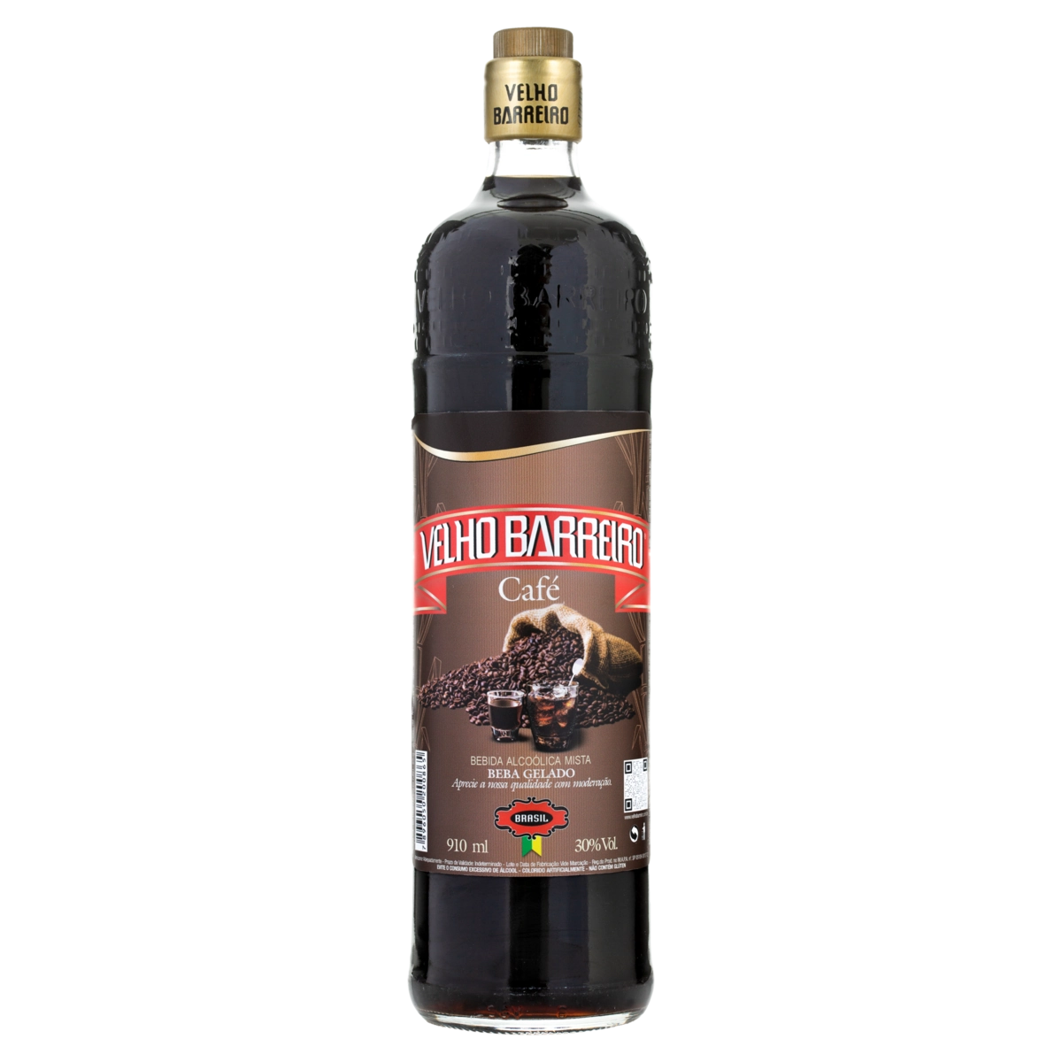 Bebida Mista Alcoólica Café Velho Barreiro Garrafa 910ml
