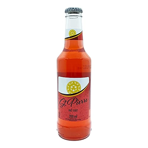 Refrigerante Red Mint St Pierre Vidro St Pierre Sabor 200ml