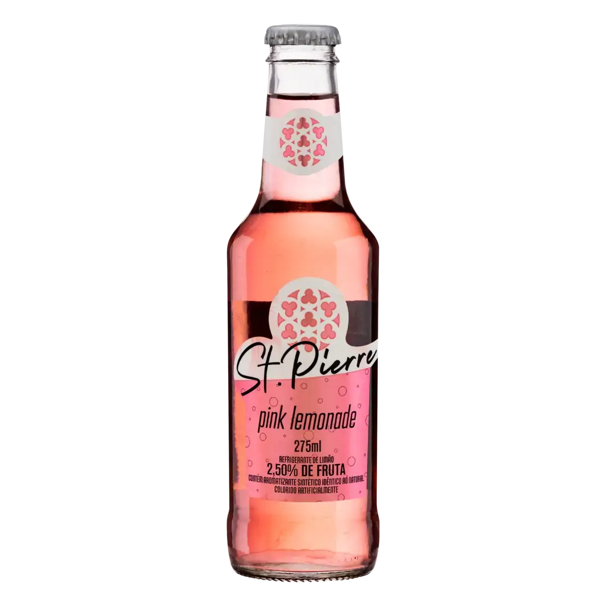 Refrigerante Pink Lemonade St. Pierre Garrafa 275ml