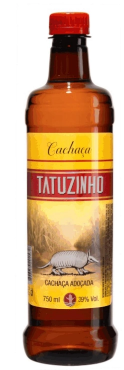 Cachaça Adoçada Tatuzinho Garrafa 750ml
