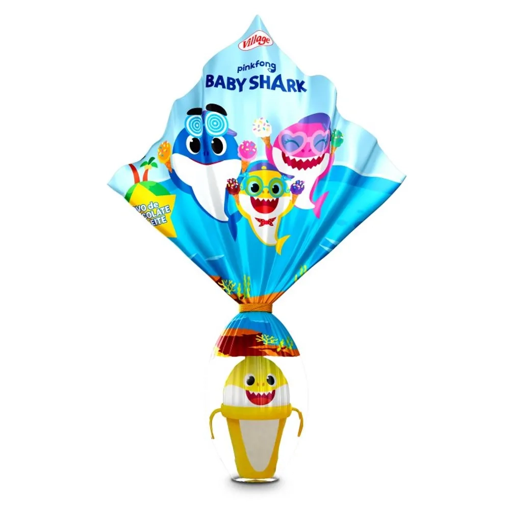 Ovo Pascoa Village Baby Shark 120g