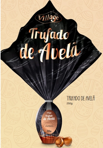 Ovo Pascoa Village Trufado Avela 250g