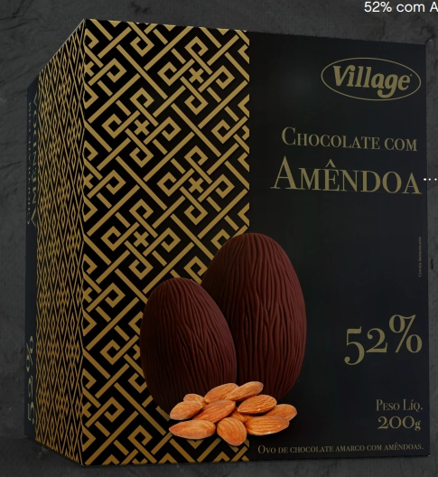 Ovo Village 200g Amargo 52 C/amendoas