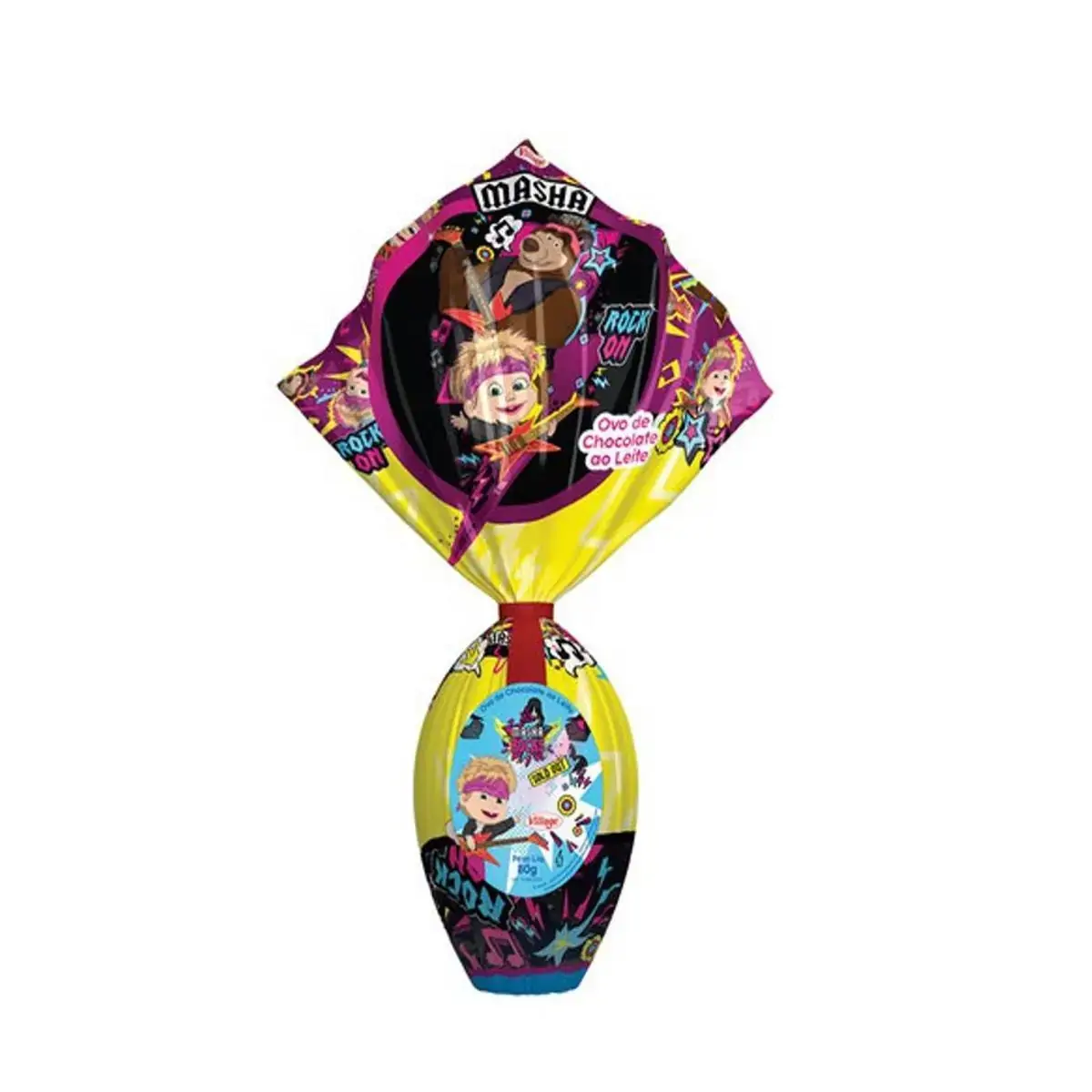 Ovo de Páscoa ao Leite Infantil Masha e o Urso VILLAGE 80g