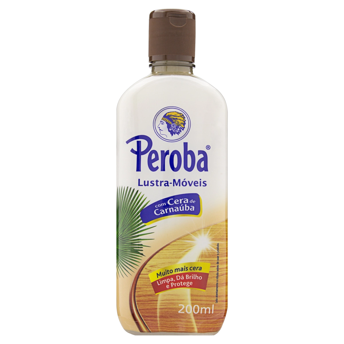Lustra Móveis Com Cera De Carnaúba Peroba Frasco 200ml