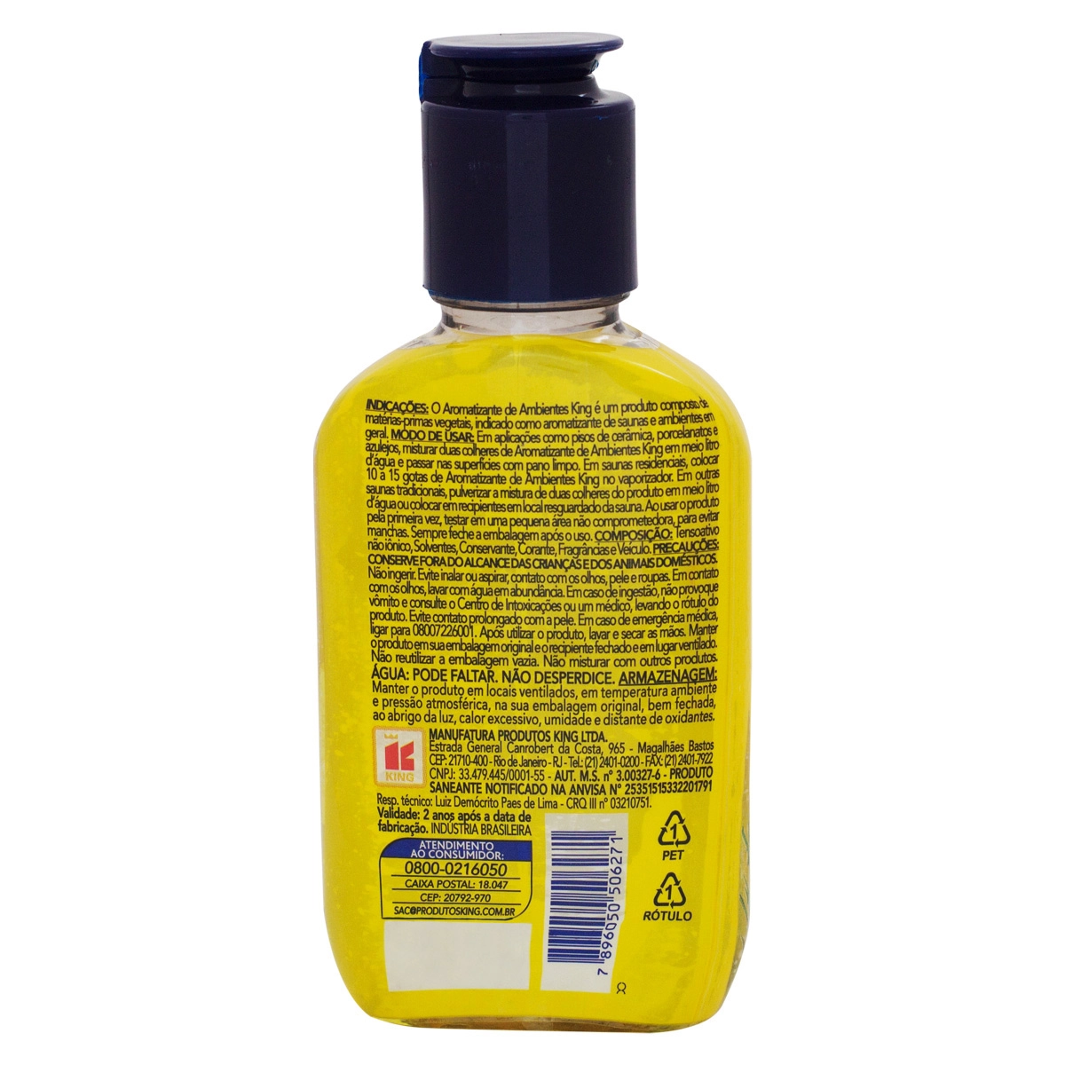 Aromatizador Kin Limp 200ml Citronela Fco