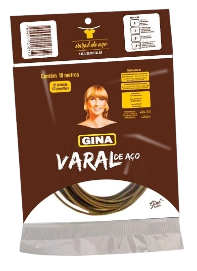 Corda P/varal Aco Gina 10mt