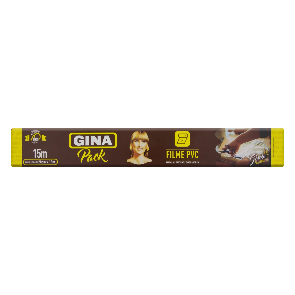 Filme Pvc Gina Pack 28cm X 15m