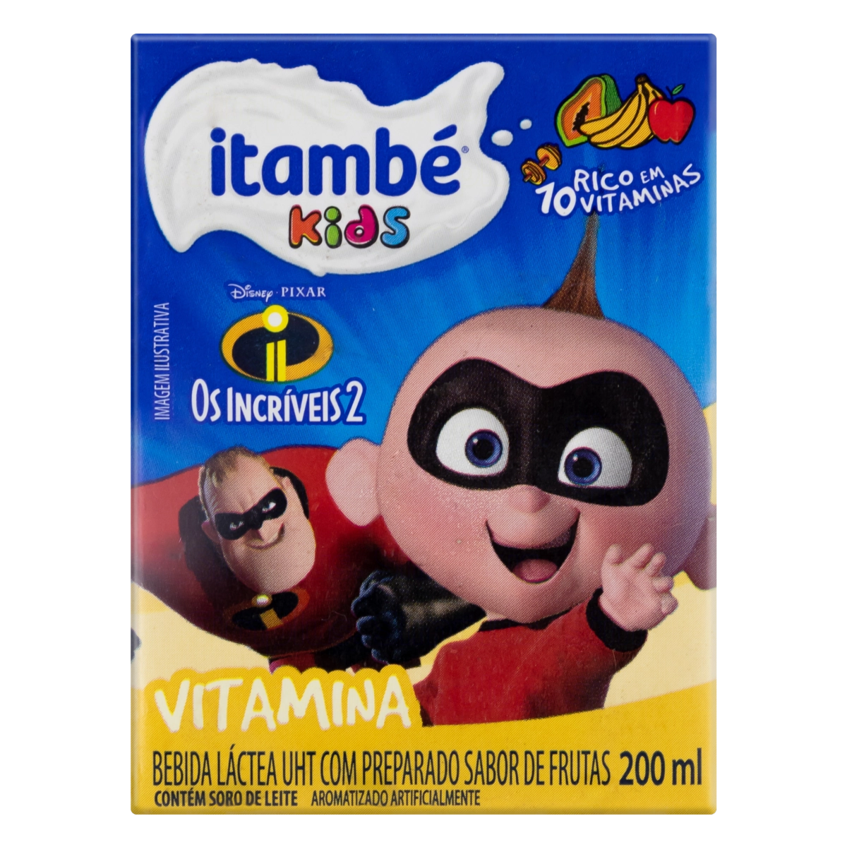 Bebida Láctea Uht Vitamina Justice League Itambé Kids Caixa 200ml