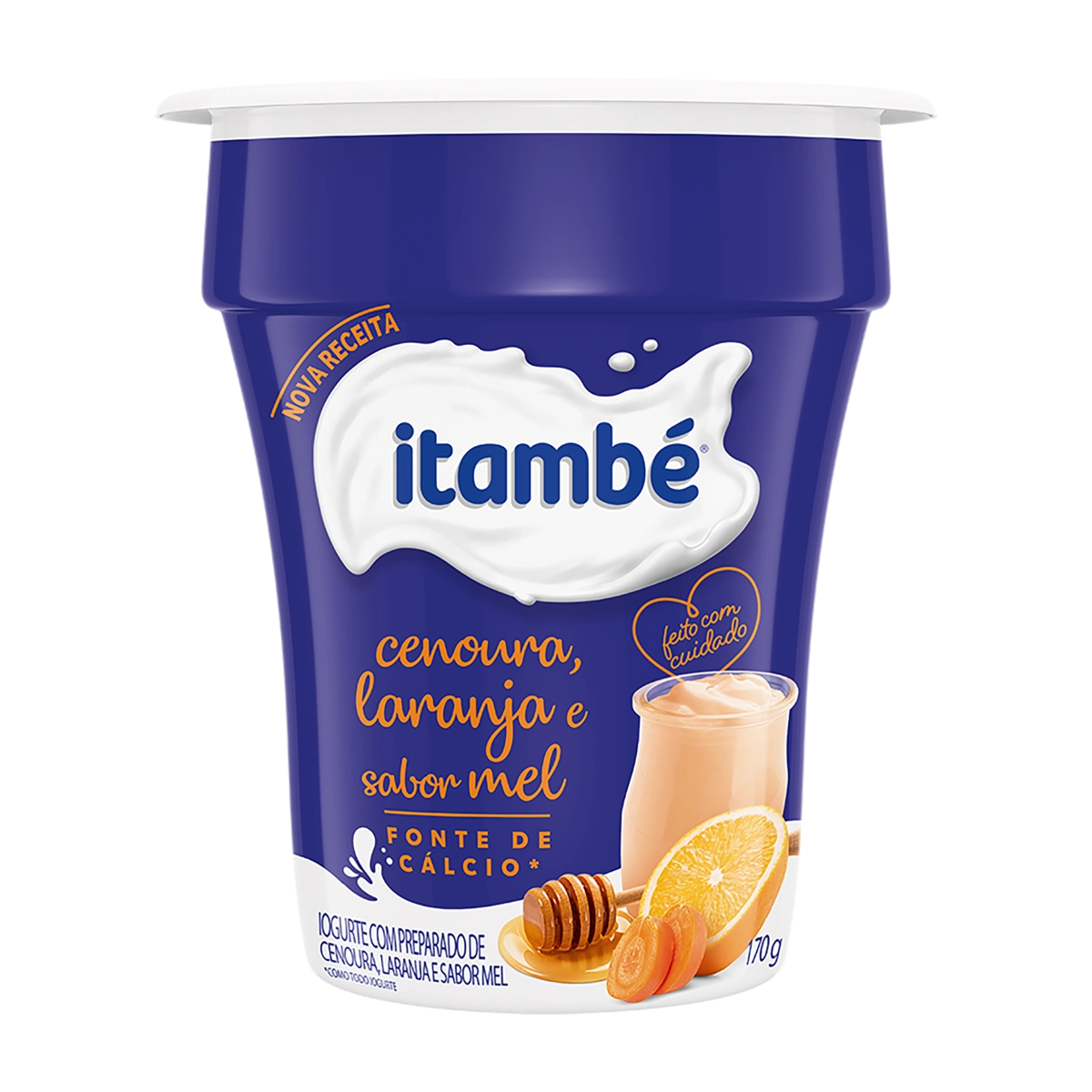 Iogurte Itambé Laranja, Cenoura E Mel