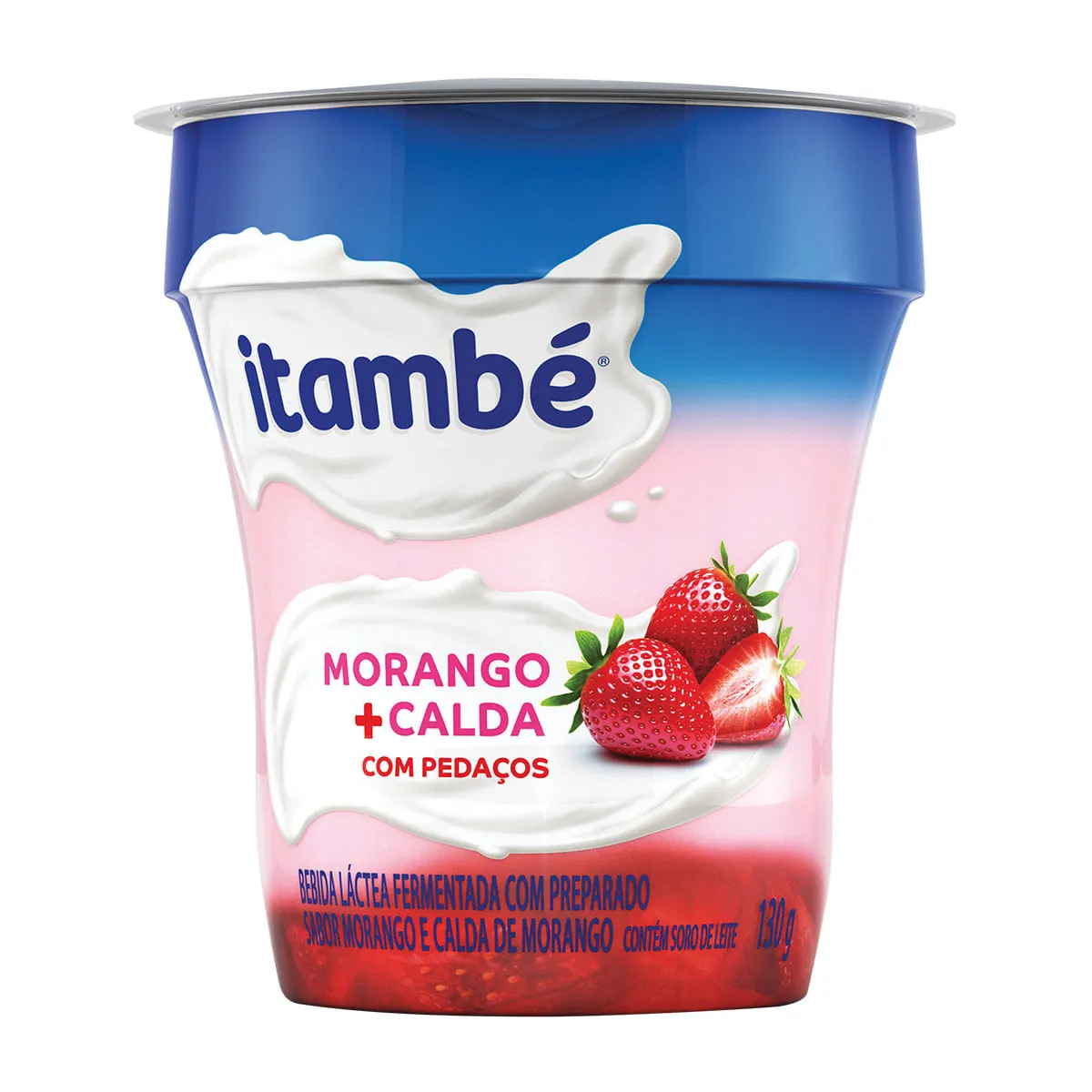 Bebida Láctea Itambé Bicamada Morango com Calda 130g