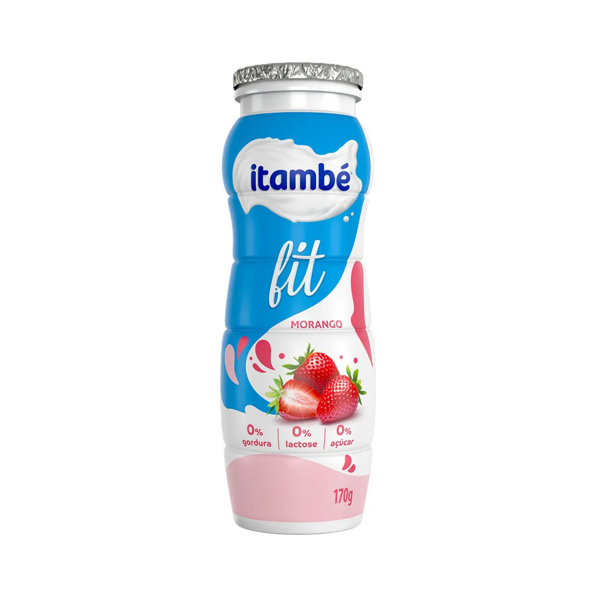 Iogurte Líquido Light de Morango Fit ITAMBÉ 180g