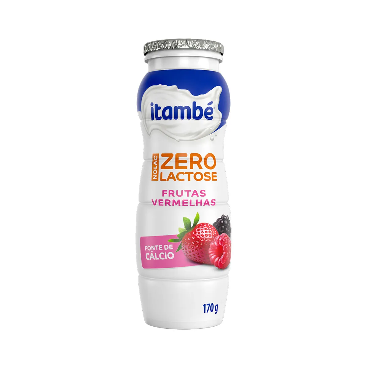 Iogurte Semidesnatado sem Lactose Itambé Nolac Frutas Vermelhas 170g