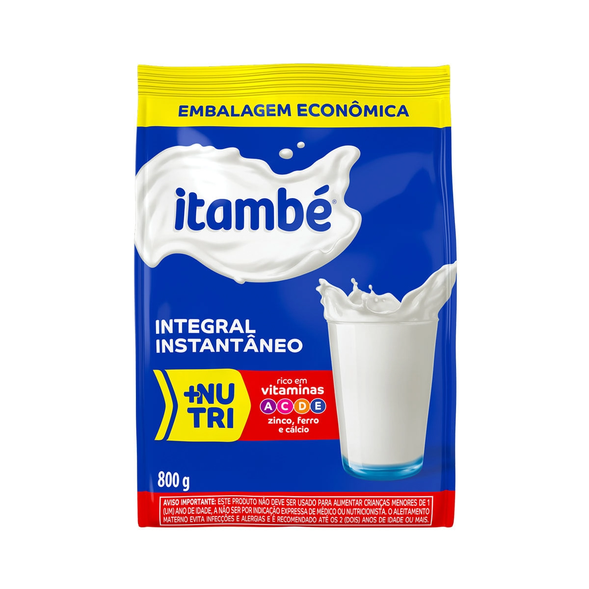 Leite em Pó Integral Instantâneo Itambé 800g