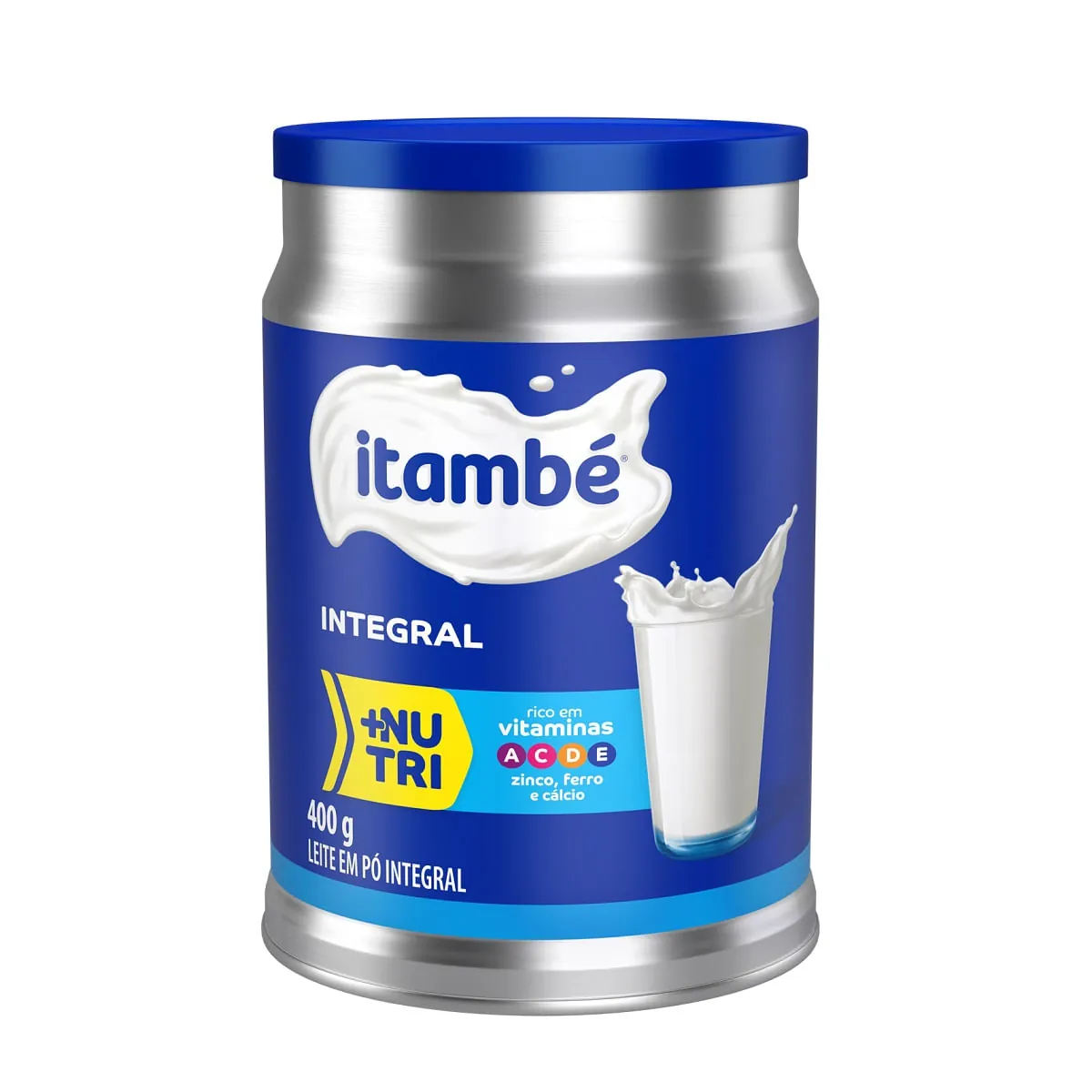Leite em Pó Integral Vitaminado ITAMBÉ Lata 400g