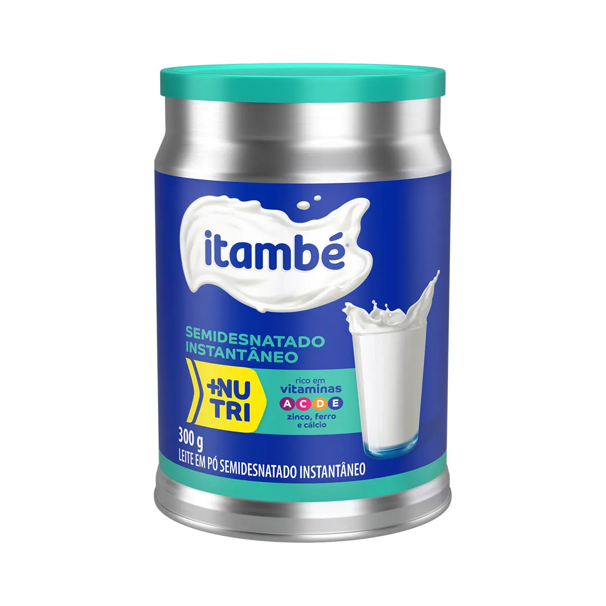 Leite em Pó Semi Desnatado ITAMBÉ Lata 300g